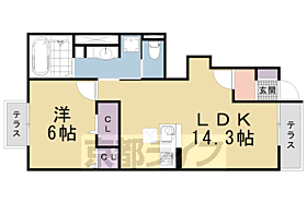 京都府京都市北区大宮中ノ社町（賃貸アパート1LDK・1階・48.73㎡） その2