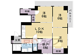 Ｕ　ｒｅｓｉｄｅｎｃｅ京都三条 602 ｜ 京都府京都市中京区中島町（賃貸マンション3LDK・6階・76.47㎡） その2