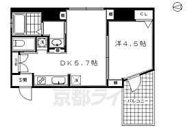 プリオーレ京都駅前 503 ｜ 京都府京都市南区西九条院町（賃貸マンション1DK・5階・30.89㎡） その2