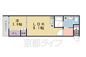 京都府京都市上京区菱屋町（賃貸マンション1LDK・3階・32.29㎡） その2