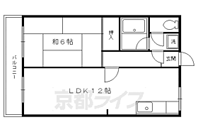 エレガントコーポI 103 ｜ 京都府京都市左京区岩倉忠在地町（賃貸マンション1LDK・1階・45.00㎡） その2