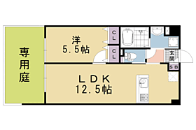 プレシャス御所南 101 ｜ 京都府京都市中京区大津町（賃貸マンション1LDK・1階・40.00㎡） その2