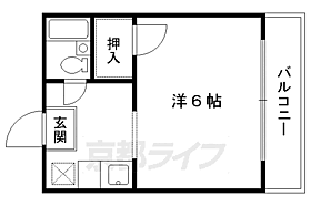 コムデ北白川 102 ｜ 京都府京都市左京区北白川西伊織町（賃貸アパート1R・1階・17.00㎡） その2