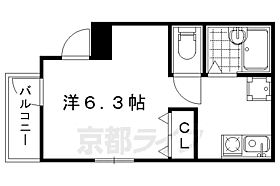 京都府京都市右京区西院西今田町（賃貸アパート1K・2階・19.11㎡） その2