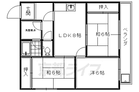 コンフォール北白川 1C ｜ 京都府京都市左京区北白川堂ノ前町（賃貸マンション3LDK・1階・53.05㎡） その2