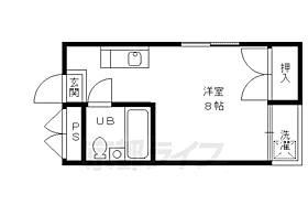 京都府京都市北区平野上柳町（賃貸アパート1K・2階・21.00㎡） その2