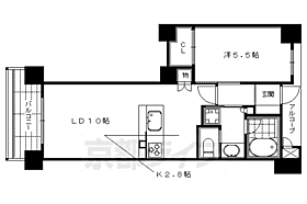 四条烏丸クロスマーク 719 ｜ 京都府京都市下京区白楽天町（賃貸マンション1LDK・7階・42.90㎡） その2