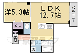 シャーメゾン梅小路 203 ｜ 京都府京都市下京区大宮3丁目（賃貸マンション1LDK・2階・43.36㎡） その2