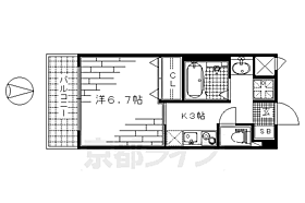 京都府京都市伏見区竹田久保町（賃貸マンション1K・2階・25.16㎡） その2