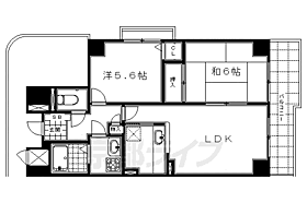 京都府京都市下京区中金仏町（賃貸マンション2LDK・7階・55.26㎡） その2