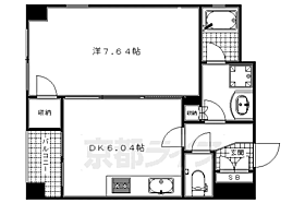 エクセルコート京都五条坂 306 ｜ 京都府京都市東山区梅林町（賃貸マンション1DK・3階・36.38㎡） その1