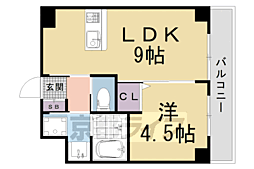 ａｒｔｉｃｌｅｓ 4階1LDKの間取り