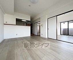 近鉄京都線 十条駅 徒歩11分の賃貸マンション 4階3LDKのリビング/ダイニング