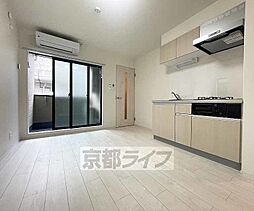 近鉄京都線 東寺駅 徒歩4分の賃貸アパート 1階1LDKのリビング/ダイニング