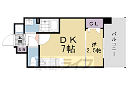 京都市営烏丸線 十条駅 徒歩6分 6階/-