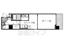 SHICATACHAMBRETTES2 1DKの間取図画像