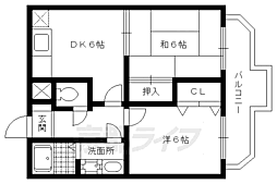 S-Glanz 2DKの間取図画像