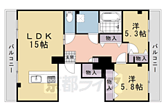 物件の間取り