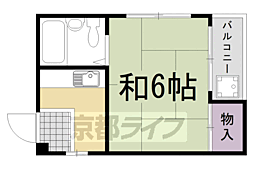 フレグランス本所 1Kの間取図画像