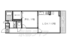 エリシオンレジデンス3 1LDKの間取図画像