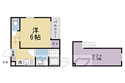 Hale Mahalo ワンルームの間取図画像