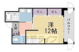広沢ふれあいの郷 ワンルームの間取図画像