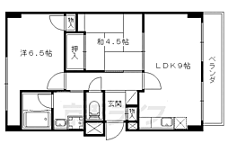 ドルチェ・ナギツジ 2LDKの間取図画像