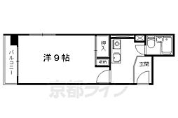 ピアッツア・アルテ 1Kの間取図画像