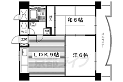 ヴェルデ春日 2LDKの間取図画像