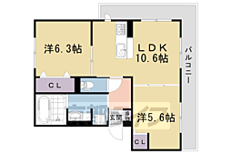 D−ROOM嵯峨嵐山 2階/-