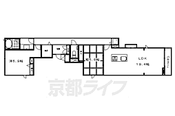 Comforza有隣 2LDKの間取図画像
