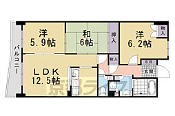 第一東久ハイツ 3LDKの間取図画像