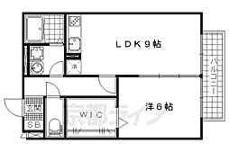 瀬田メディエートプラザB棟 1LDKの間取図画像