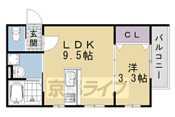 レーブ亀岡 3階/-