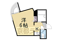 レジデンス94 1Kの間取図画像