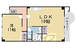 山科音羽マンション A棟 2階/-