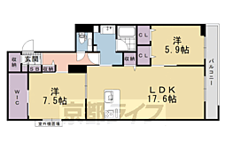 シャーメゾン 光悠新町 2階/-