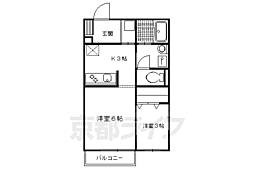 Livell北山 1LDKの間取図画像