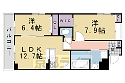 サンリットハーモニー 2LDKの間取図画像