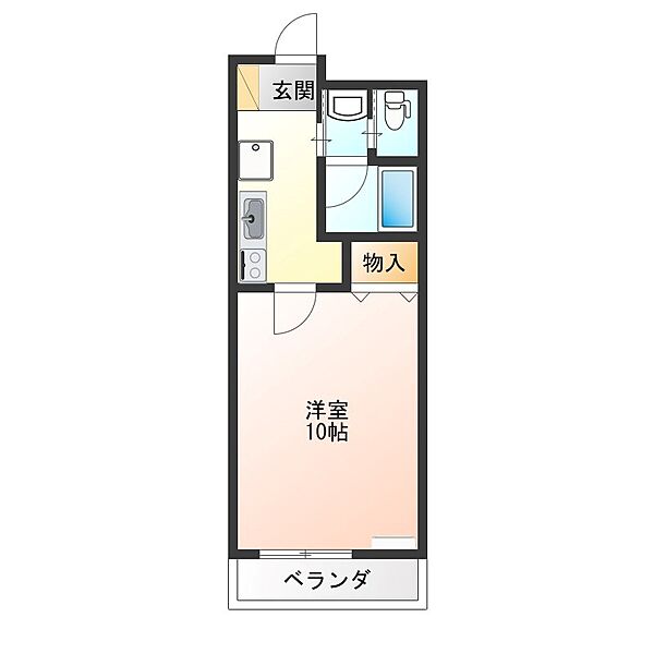 南大通りパークハイツ 503｜栃木県宇都宮市南大通り４丁目(賃貸マンション1K・5階・30.60㎡)の写真 その2