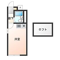 プラザ・ドゥー・ベルタ 206 ｜ 栃木県宇都宮市雀の宮４丁目25-23（賃貸アパート1R・2階・16.52㎡） その2