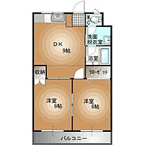 SUNキャッスル 103 ｜ 栃木県宇都宮市東宿郷３丁目8-2（賃貸マンション2DK・1階・43.16㎡） その2