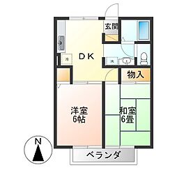フレンド宝木C 2階/203