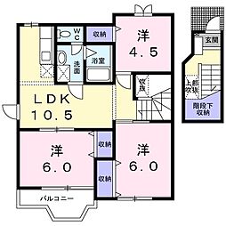 ニュークレストールA 2階/205