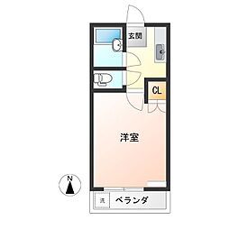 メゾングローバル鶴田 1階/102