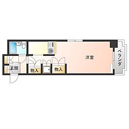 シティハイツ南大通り ワンルームの間取図画像