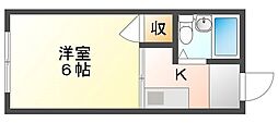 岡住マンションの間取図画像