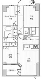 東京メトロ丸ノ内線 方南町駅 徒歩3分の賃貸マンション 11階2SLDKの間取り