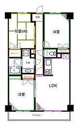 ロイヤルマリンハイム 3LDKの間取図画像