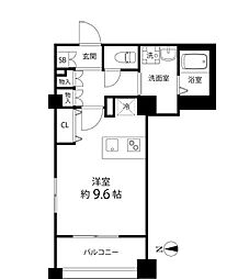 T'sgarden高円寺 ワンルームの間取図画像